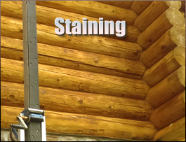  Northampton County, North Carolina Log Home Staining